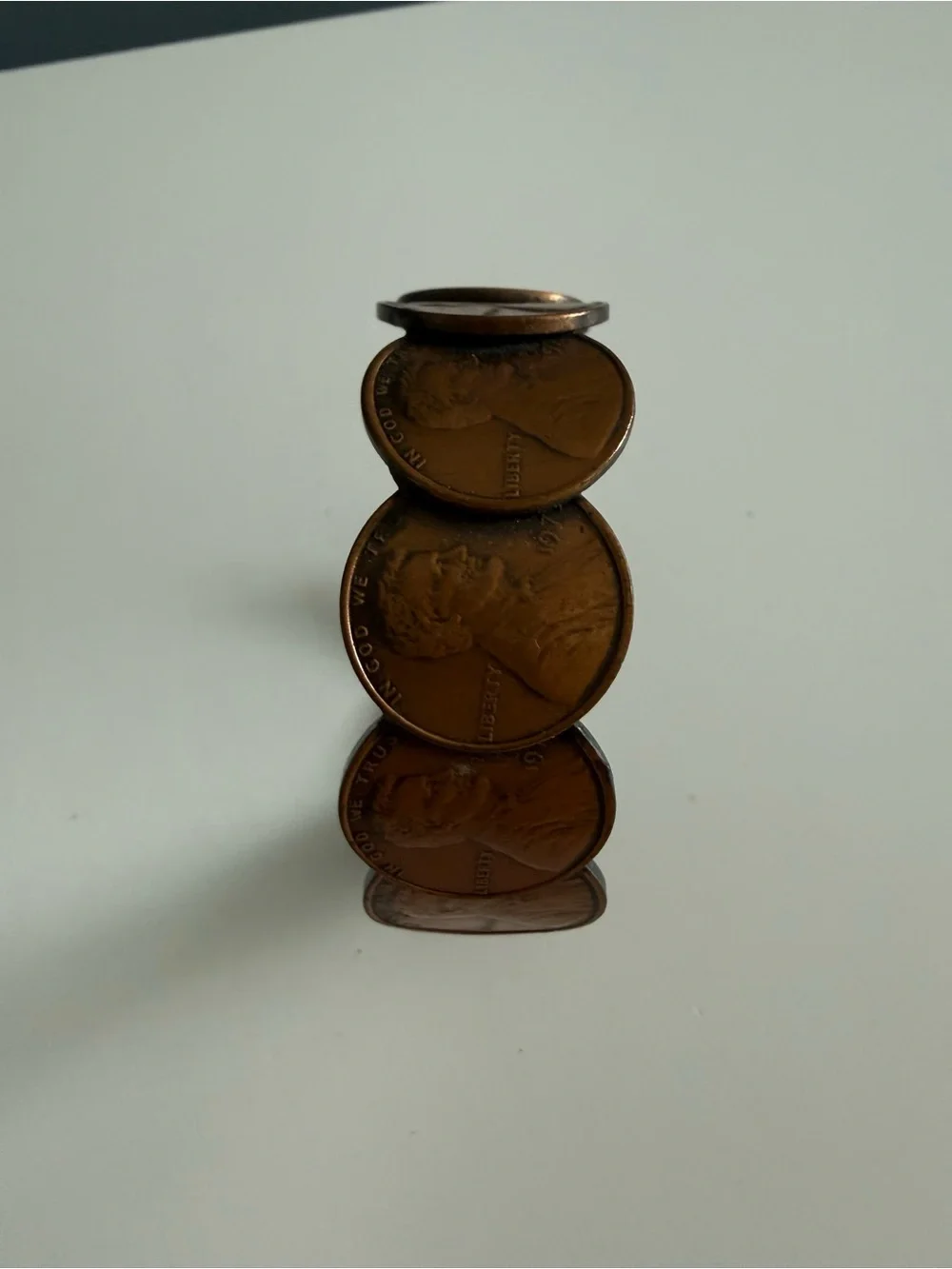 Vintage 1975 Copper Penny Cuff Bracelet